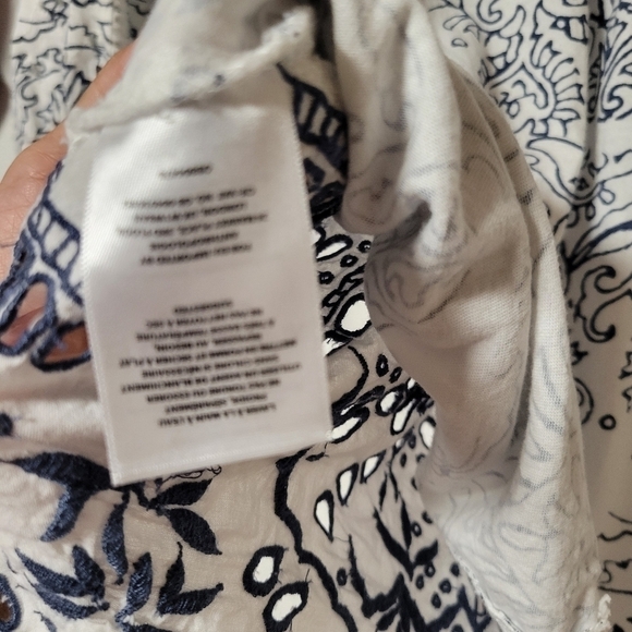 Anthropologie Maeve NWT Ester Embroidered Eyelet Top size extra small. - Picture 12 of 13